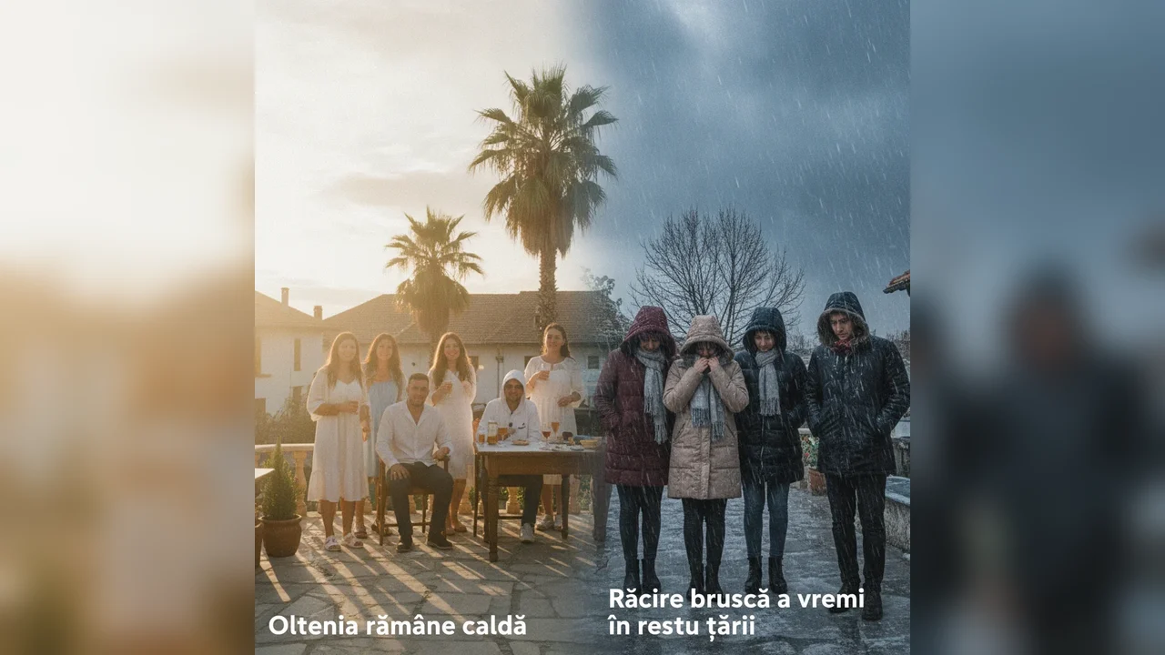 Vreme caldă în Oltenia: temperaturi de până la 32 de grade, cer senin