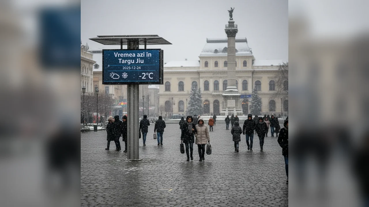 Vremea azi în Targu Jiu — 2025-12-24