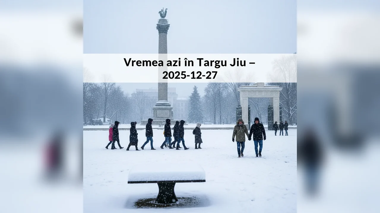 Vremea azi în Targu Jiu – 2025-12-27